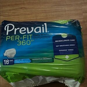 Prevail Per-Fit 360 Daily Briefs Size Large - New!!